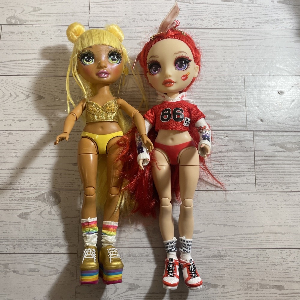 Rainbow High Doll Lot Of‎ 2 Ruby Anderson Sunny Madison